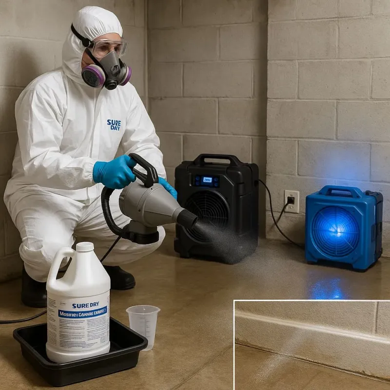 Sanitization and Odor Removal process in New Baltimore, VA
